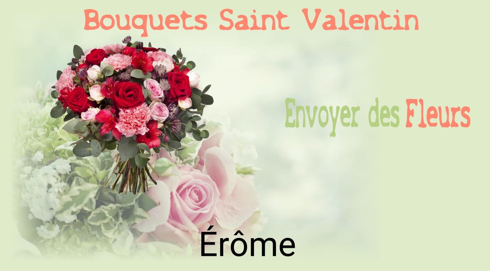 Roses de Saint-Valentin livrées à Érôme